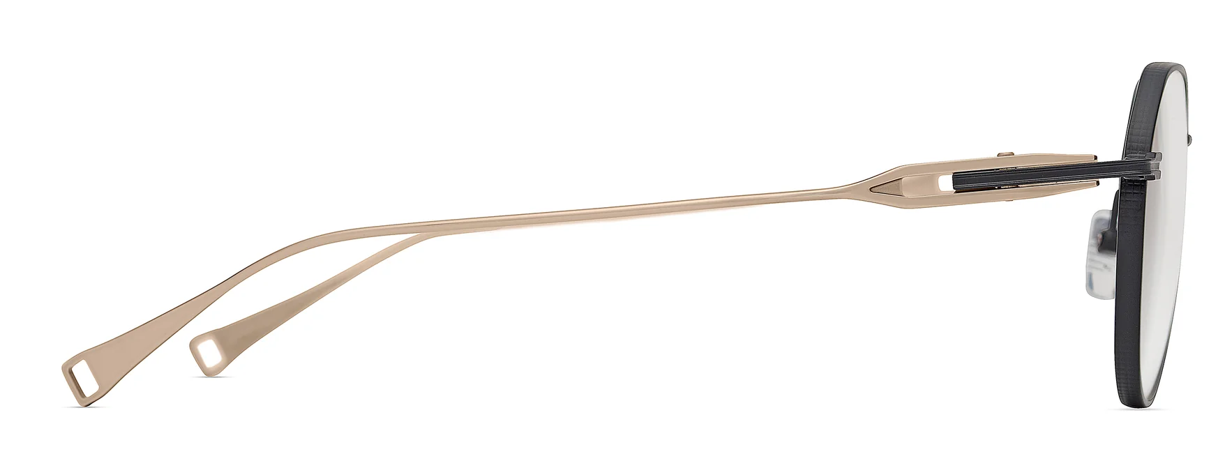 Color_DLX141-A-02 - Matte Black - Gold Sand - Clear Blue Light Filter - Clear