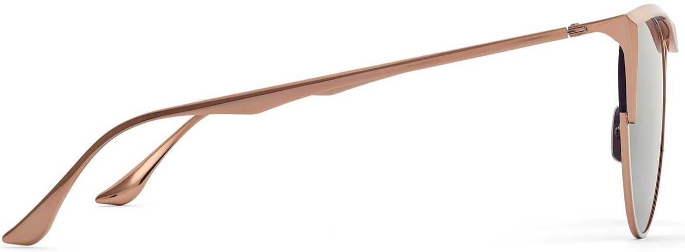 Color_DTS509-59-01 - White Gold / Dark Brown To Clear