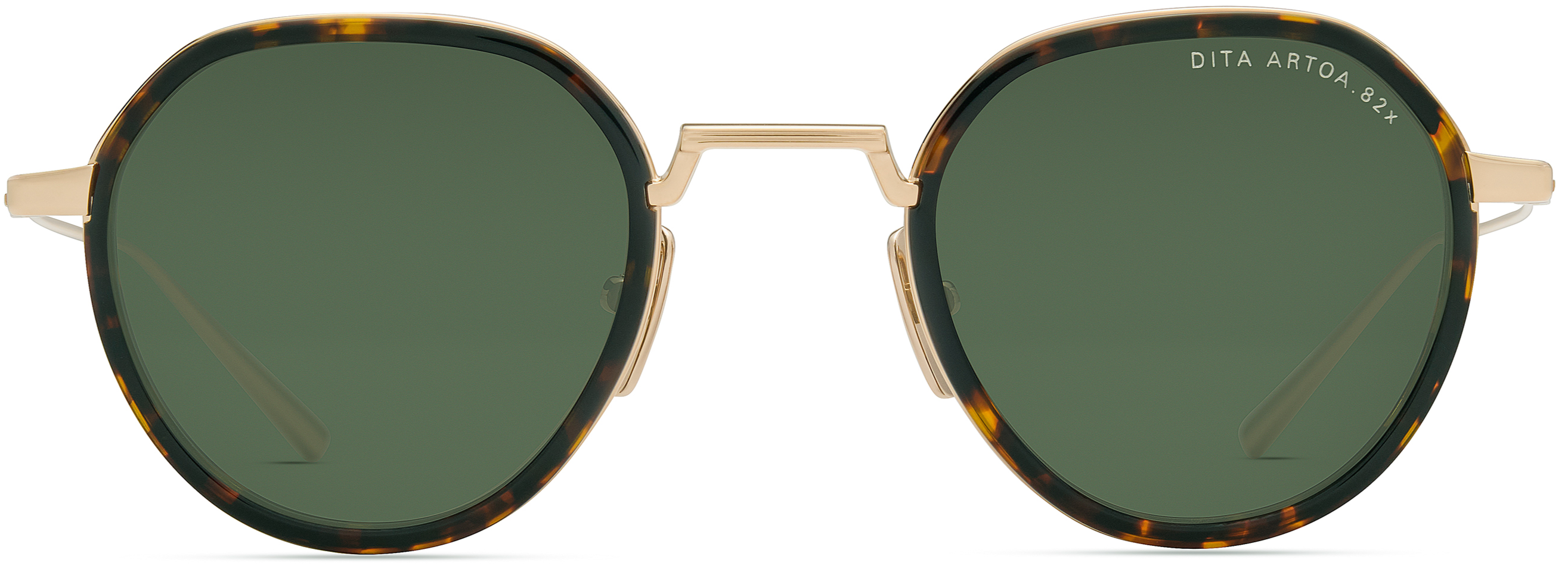 Color_DTS475-A-01 WHITE GOLD-DARK TORTOISE / GREEN