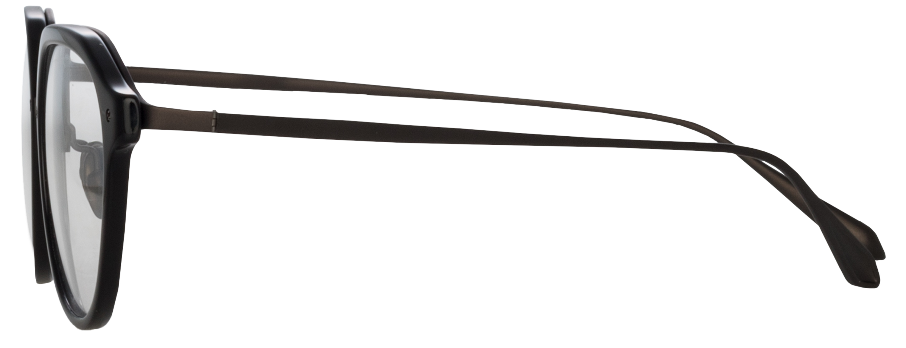 Color_LFL1273C6OPT - Cacao Angular Optical Frame in Matt Nickel