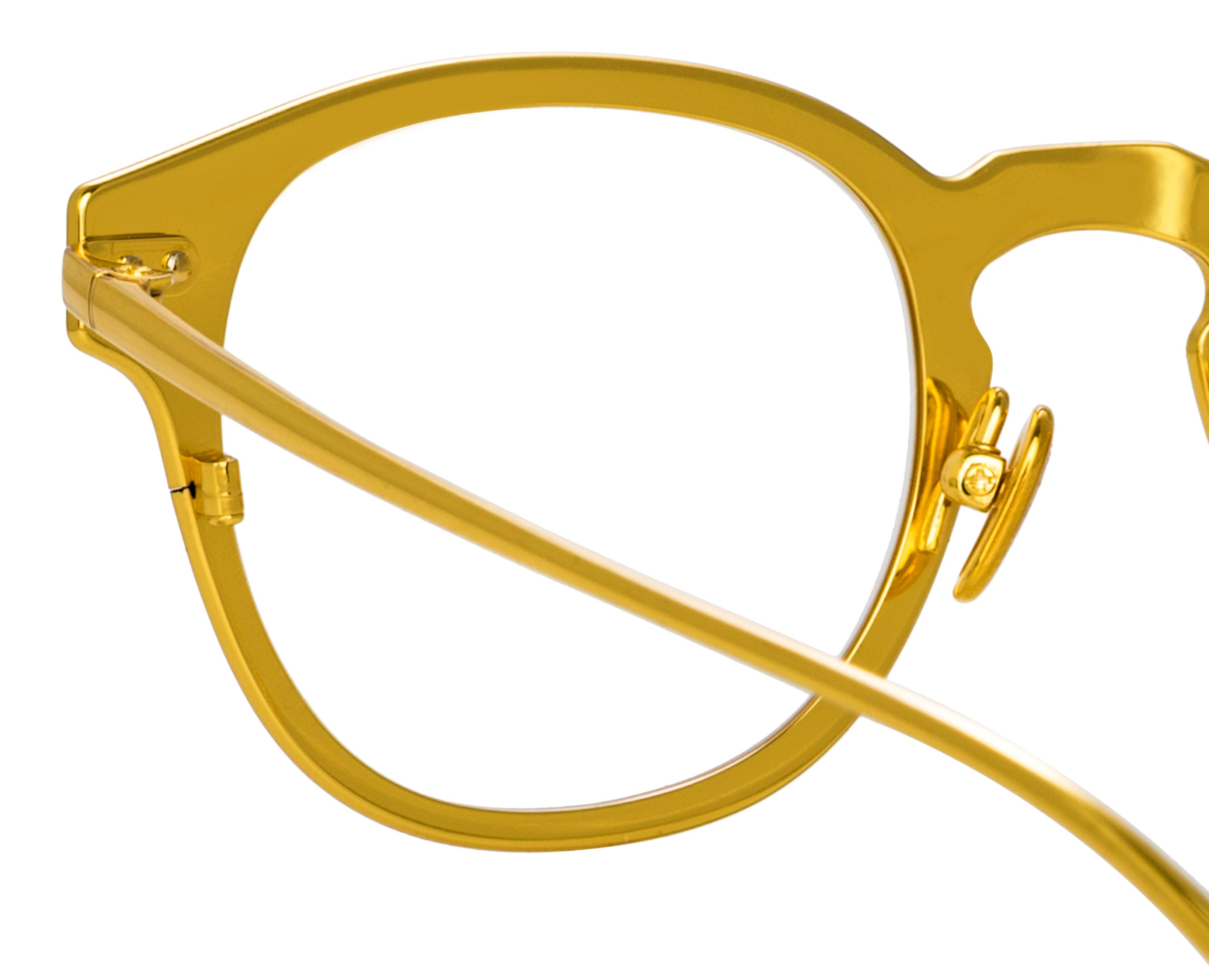 Color_LFL1018C1OPT - Allen Optical D-Frame in Black Yellow Gold