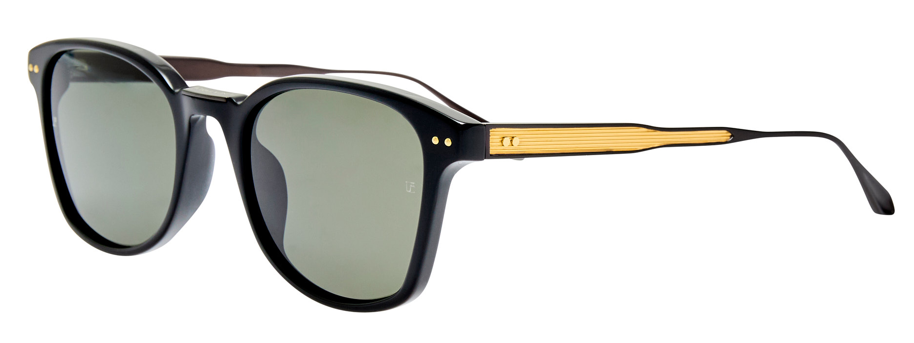Color_LFL1585C1SUN - Paulson D-Frame Sunglasses in Black and Grey