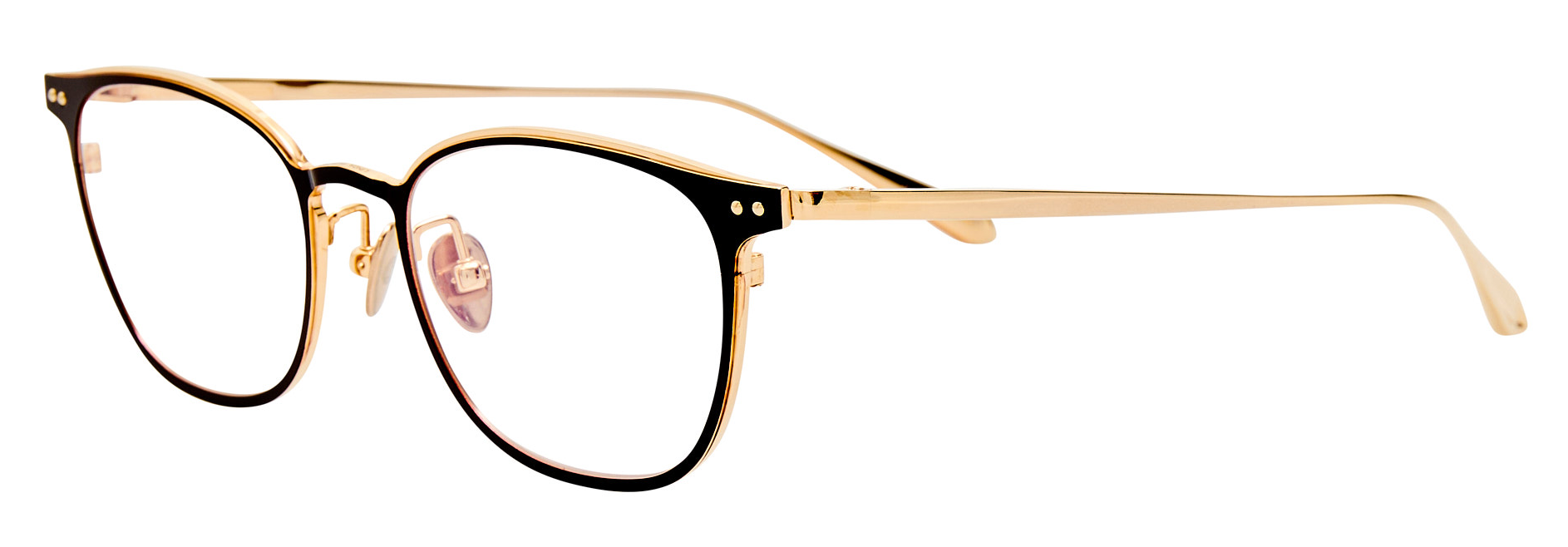 Color_LFL1616C2OPT - Anderson D-Frame Optical in Satin Mocha and Light Gold