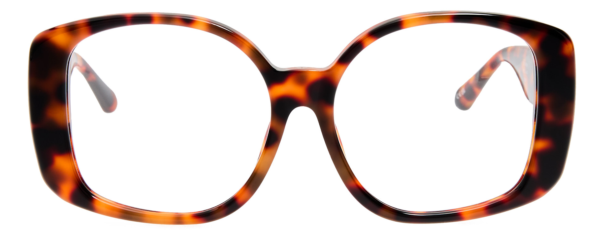 Color_LFL1478C6OPT - Venus Oversized Optical Frame in Dark T-Shel Yellow Gold
