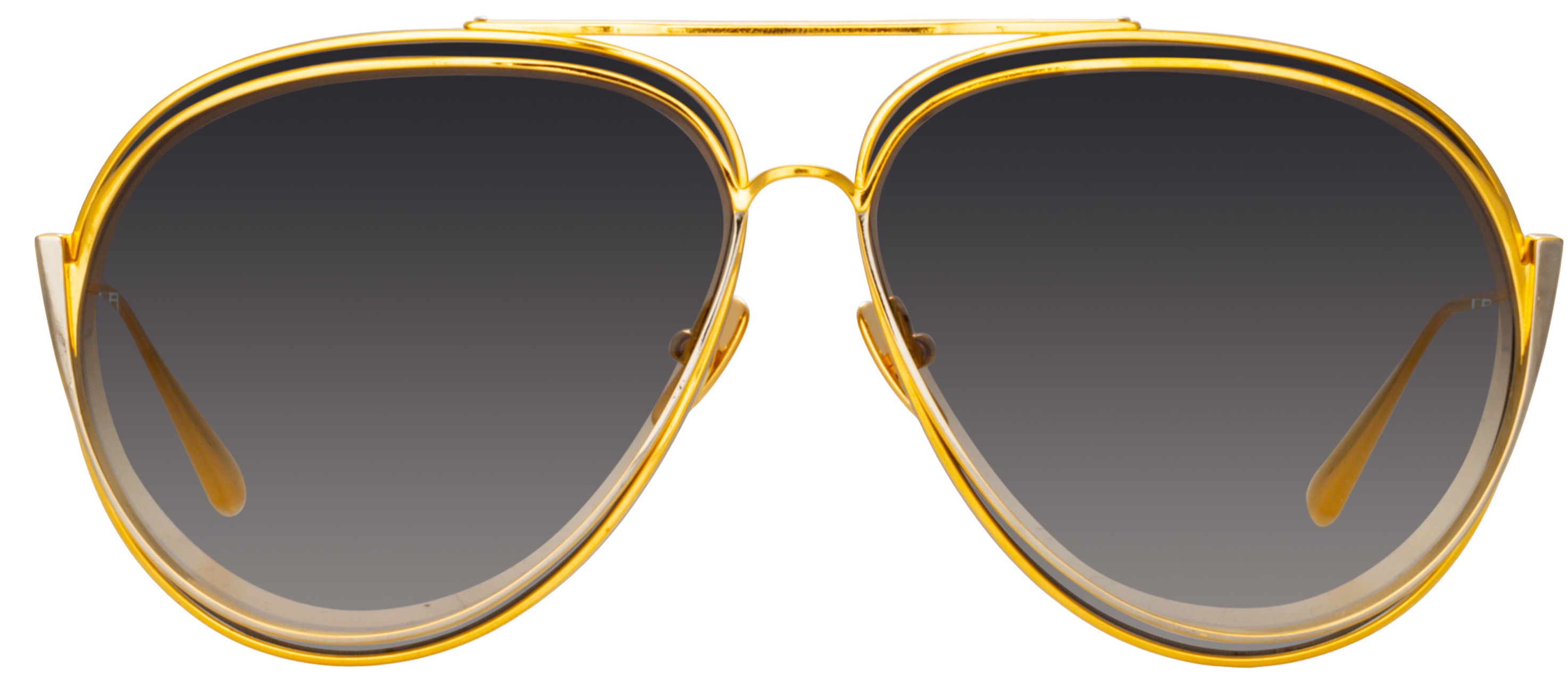 Color_LFL1410C2SUN - Francisco Aviator Sunglasses in Yellow Gold