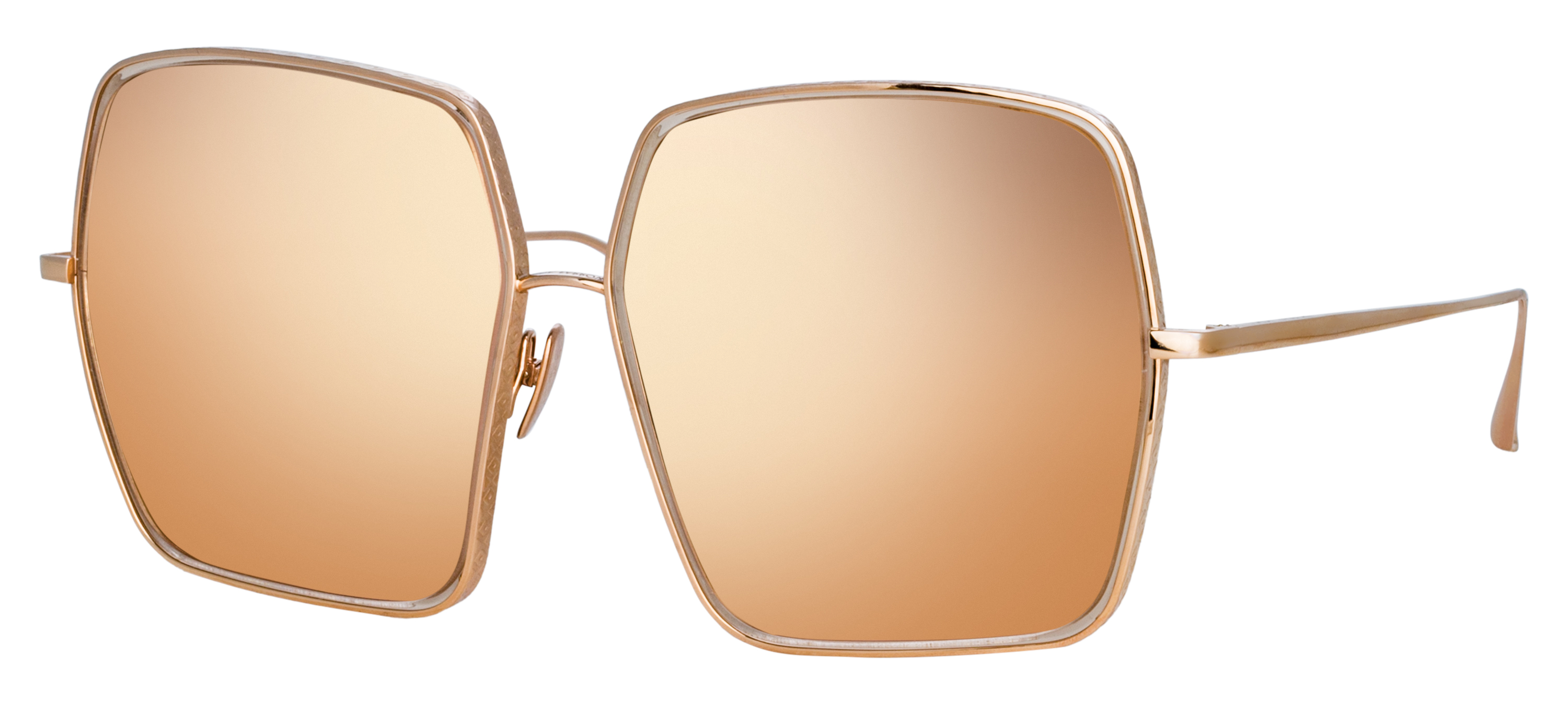 Color_LFL1349C4SUN - Camaro Oversized Sunglasses in Rose Gold and Rose Gold
