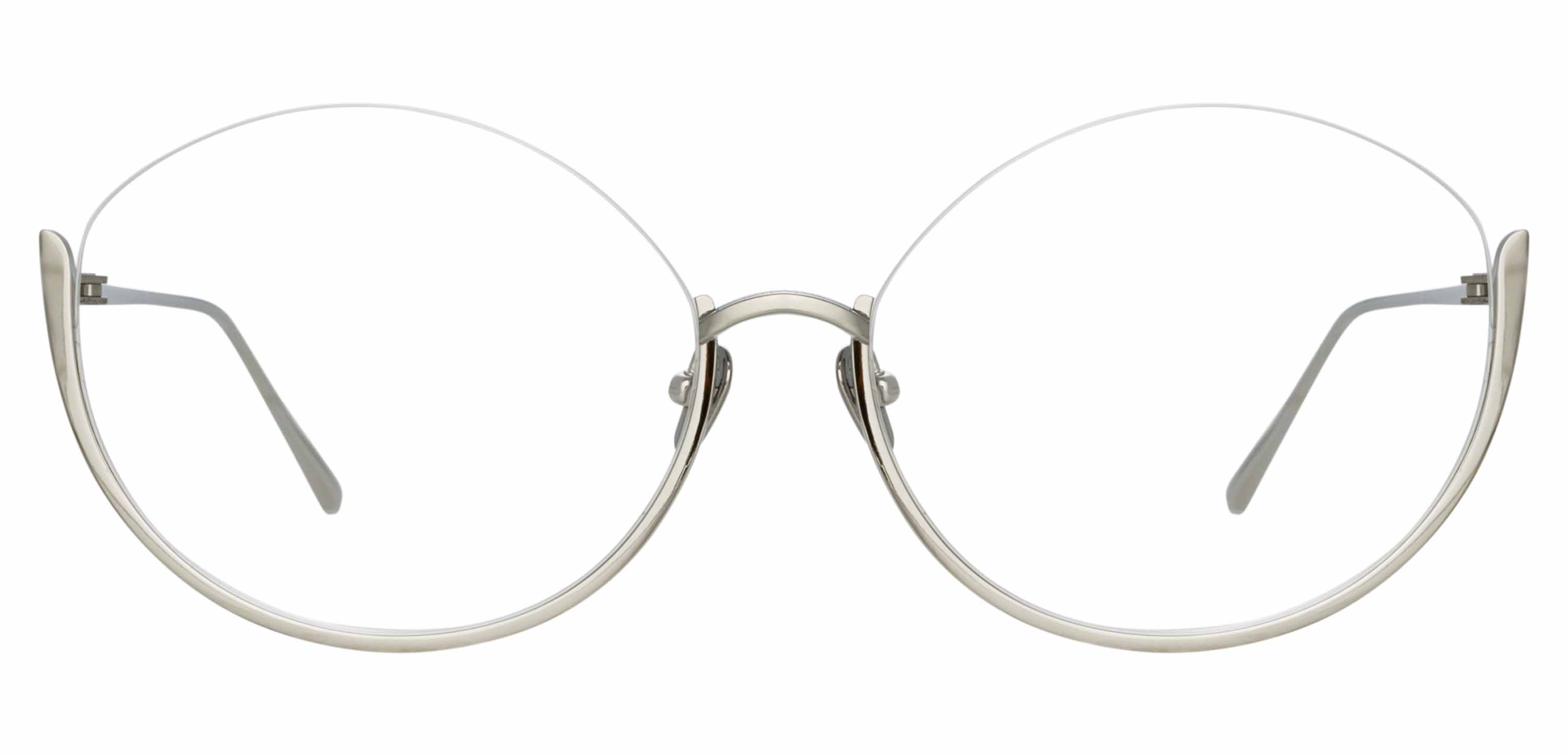 Color_LFL1144C7OPT - Rae Cat Eye Optical Frame in White Gold