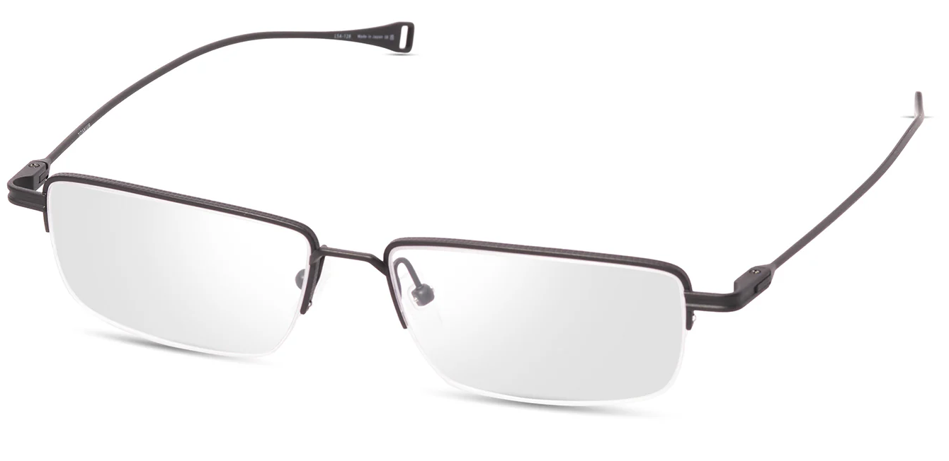 Color_DLX128-A-03 - Matte Black - Clear Blue Light Filter - Clear