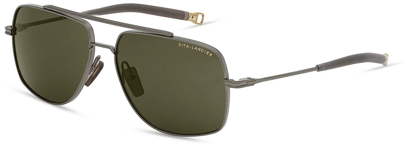 Color_DLS138-A-03 - Brushed Antique Silver / Air Lens - Green