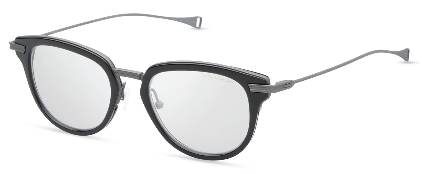 Color_DLX438-A-01 - Black - Gunmetal - Clear Blue Light Filter - Clear