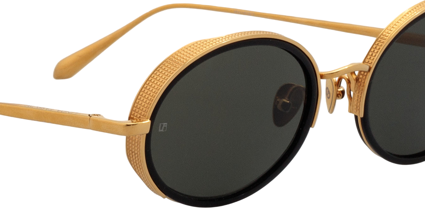 Color_LFL1413C1SUN - Finn Oval Sunglasses in Yellow Gold