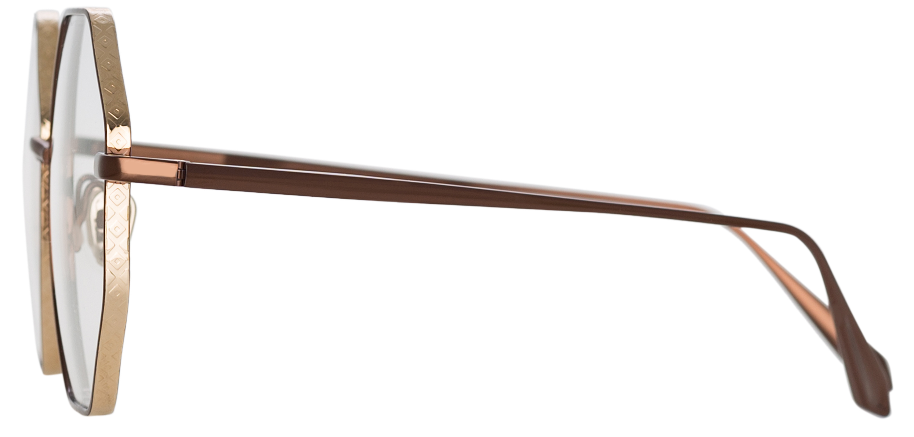 Color_LFL1253C9OPT - Lianas Hexagon Optical Frame in Brown