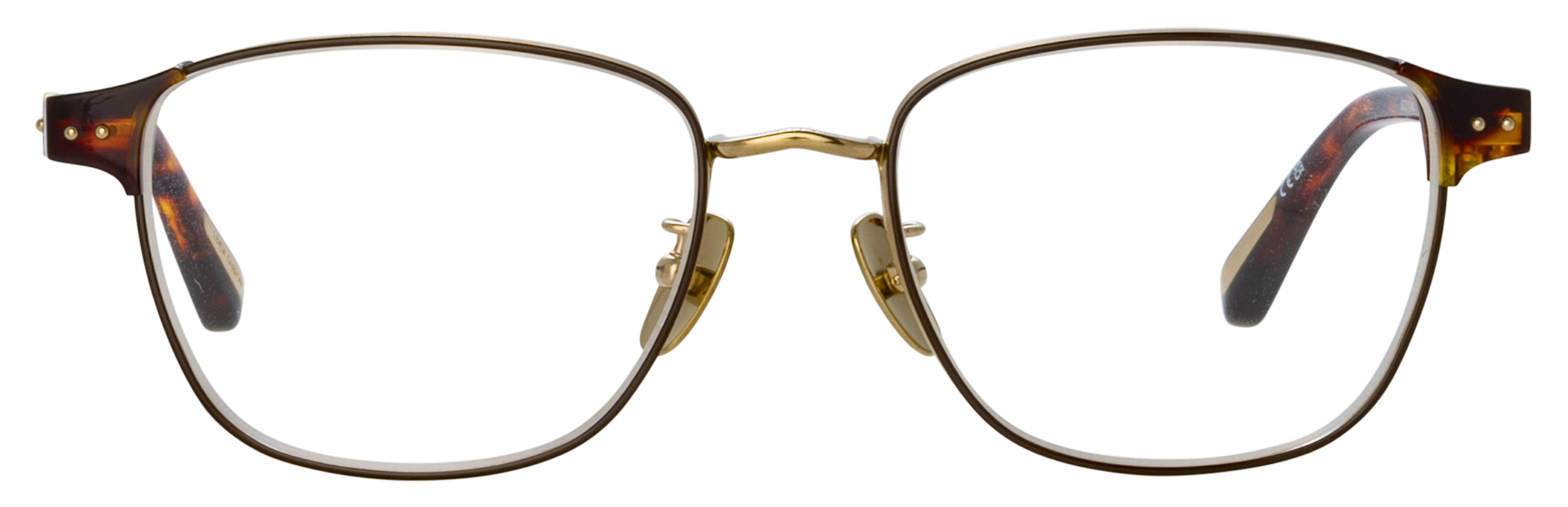Color_LFL1487C2OPT - Alvar D-Frame Optical in Dark T-Shell and Light Gold