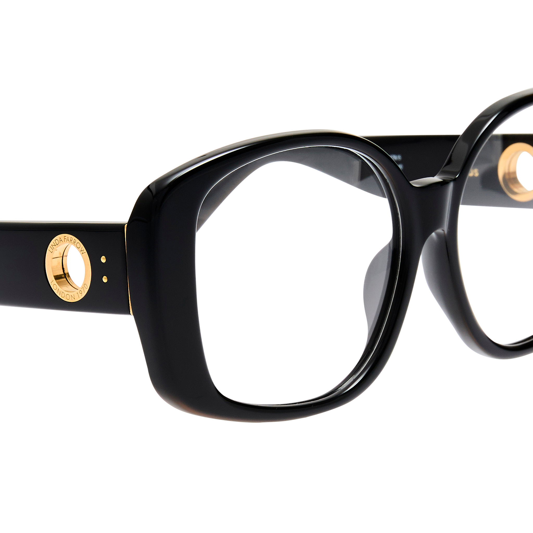Color_LFL1478C5OPT - Venus Oversized Optical Frame in Black Yellow Gold