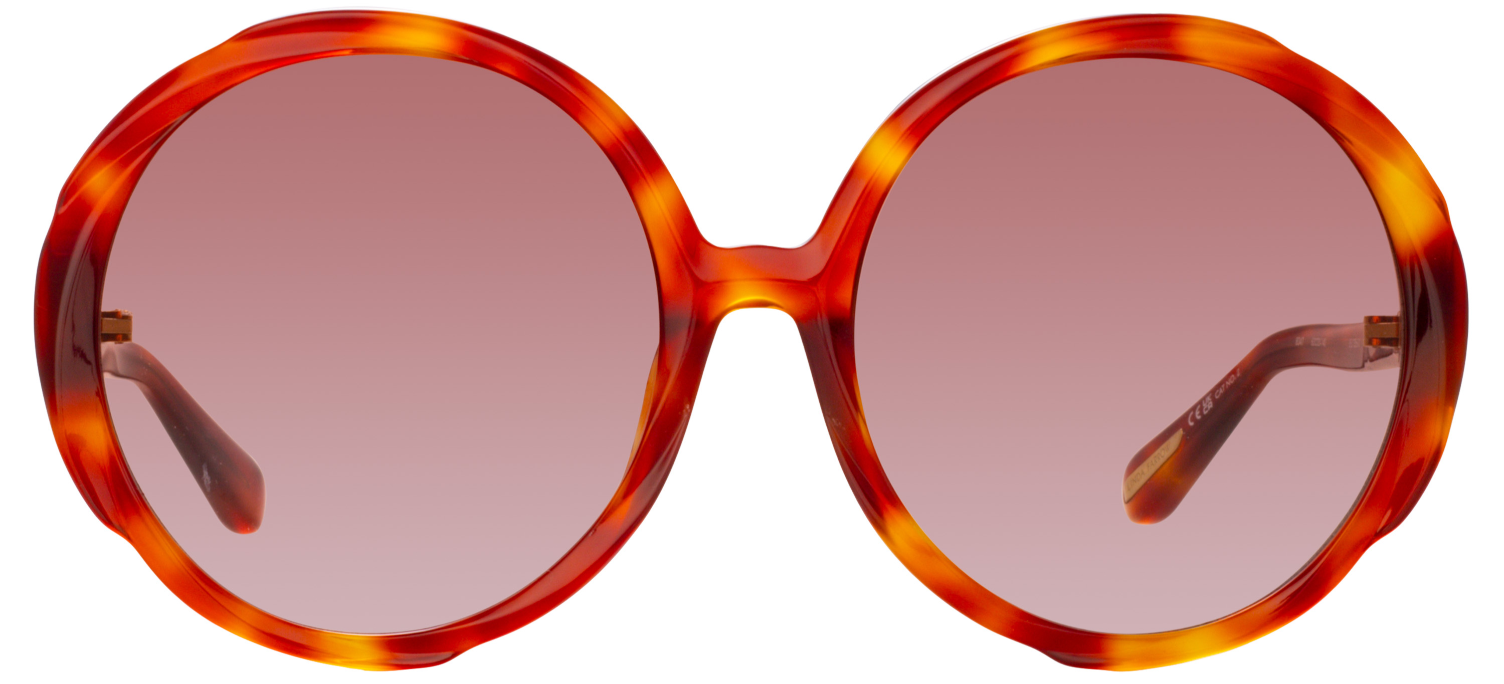 Color_LFL1356C3SUN - Otavia Oversized Sunglasses in Amber Tortoiseshell