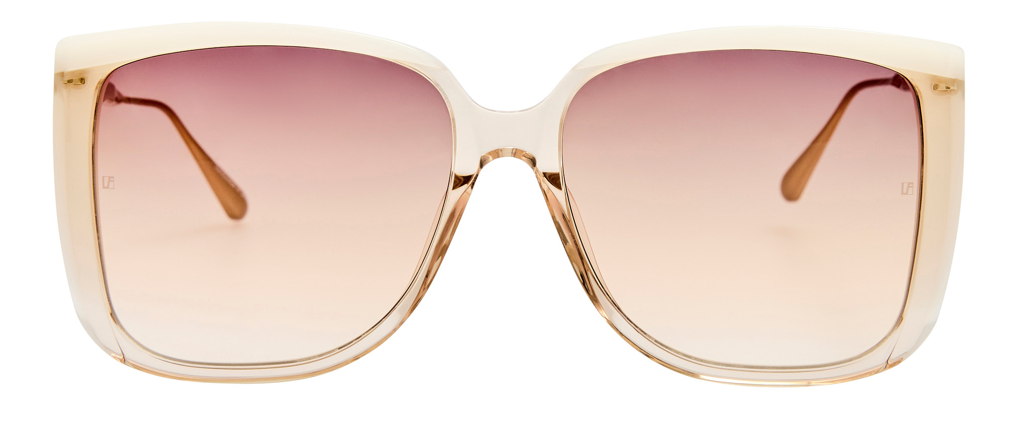 Color_LFL1725C3SUN - Helena Oversized Sunglasses Nude and Cocoa