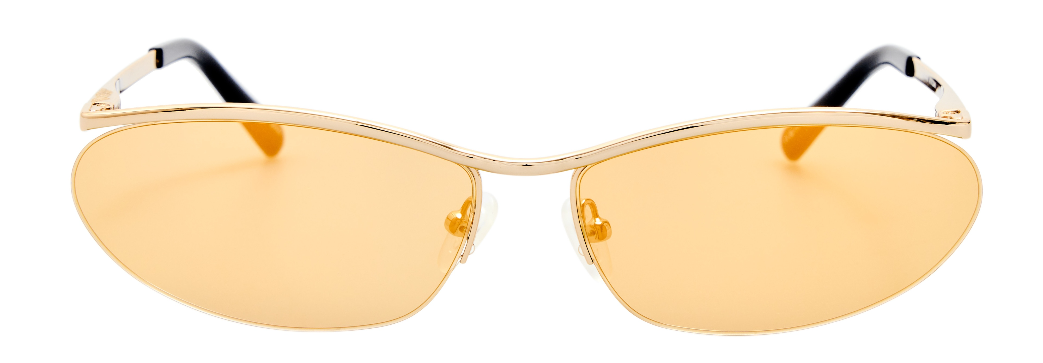 Color_ATTICO84C1SUN - The Attico Charlotte Cat-Eye Sunglasses in Yellow Gold and Gold Mirror