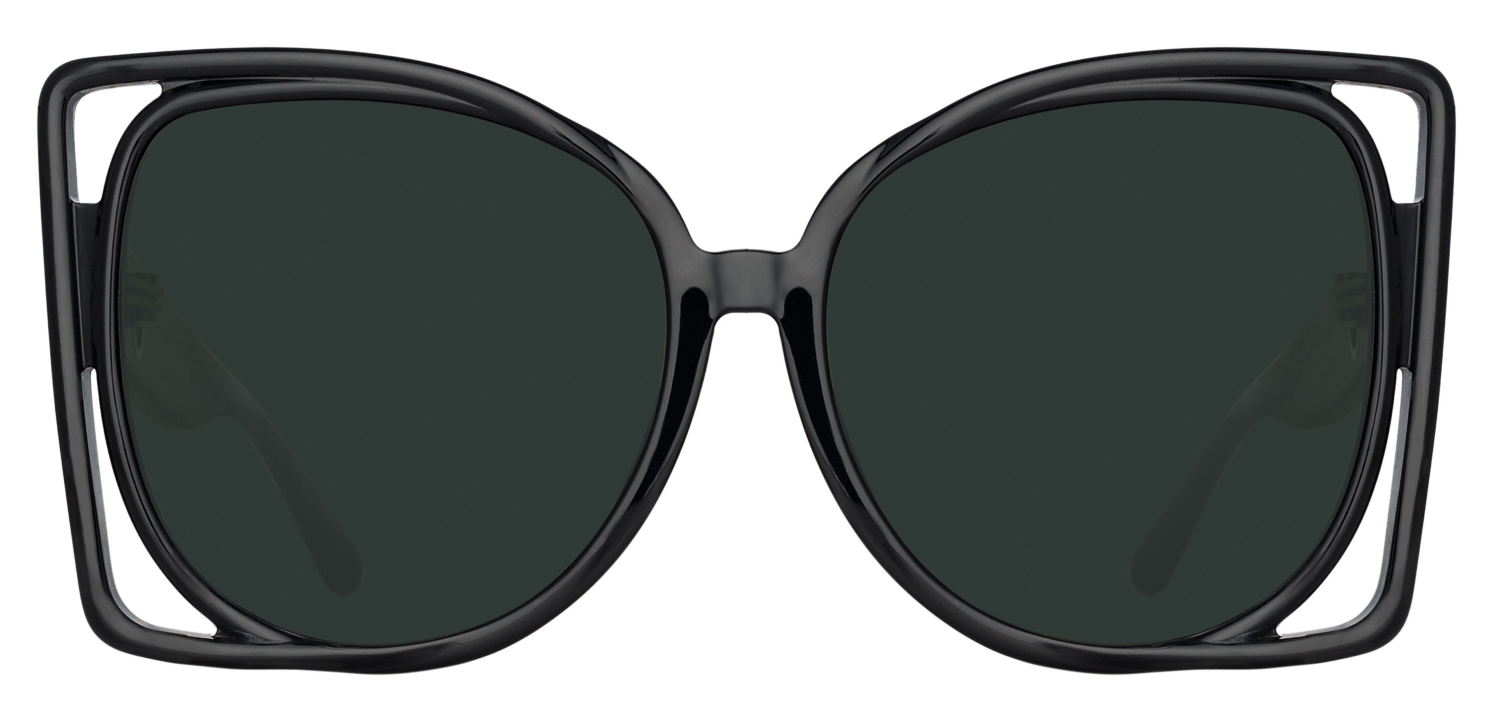 Color_LFL1357C1SUN - Astra Cat Eye Sunglasses in Black and Grey