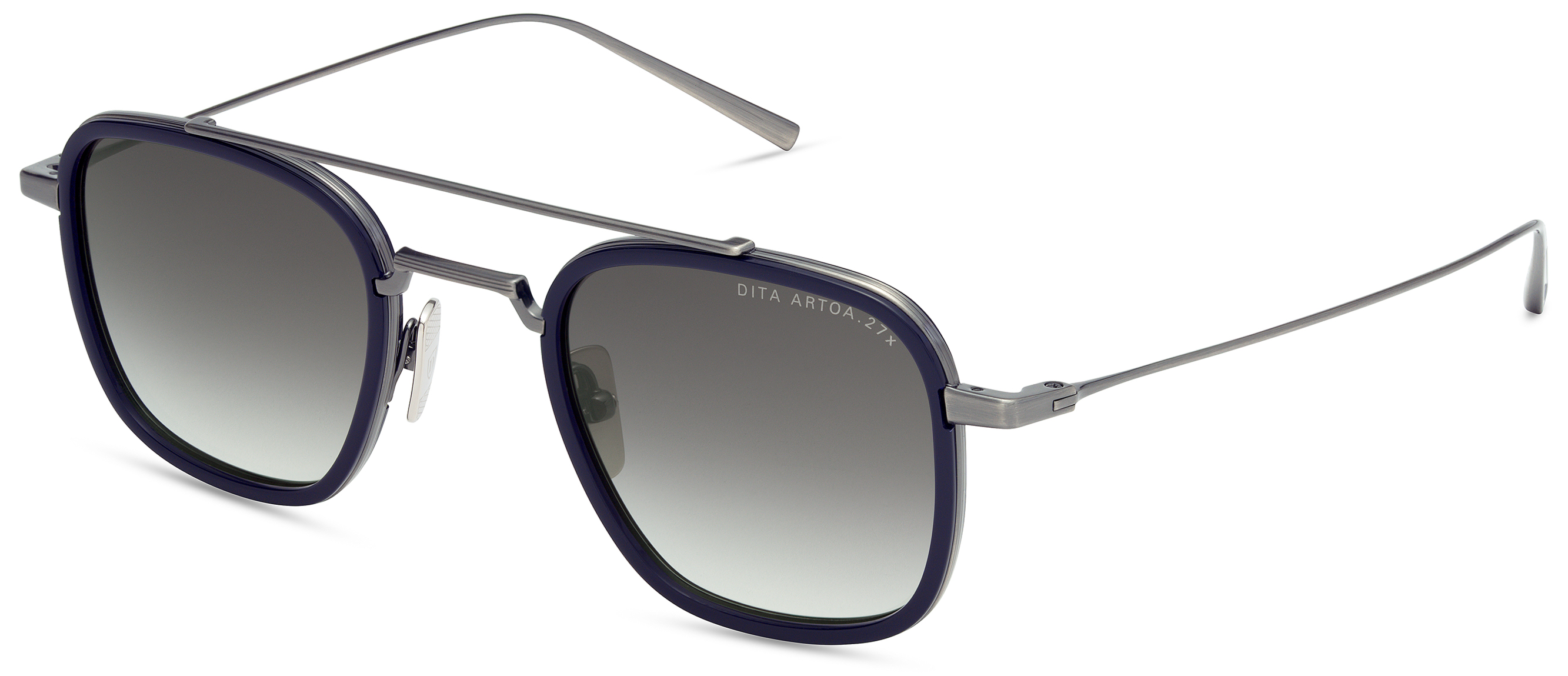 Color_DTS474-A-01 - Antique Silver-Navy / Grey To Clear Gradient