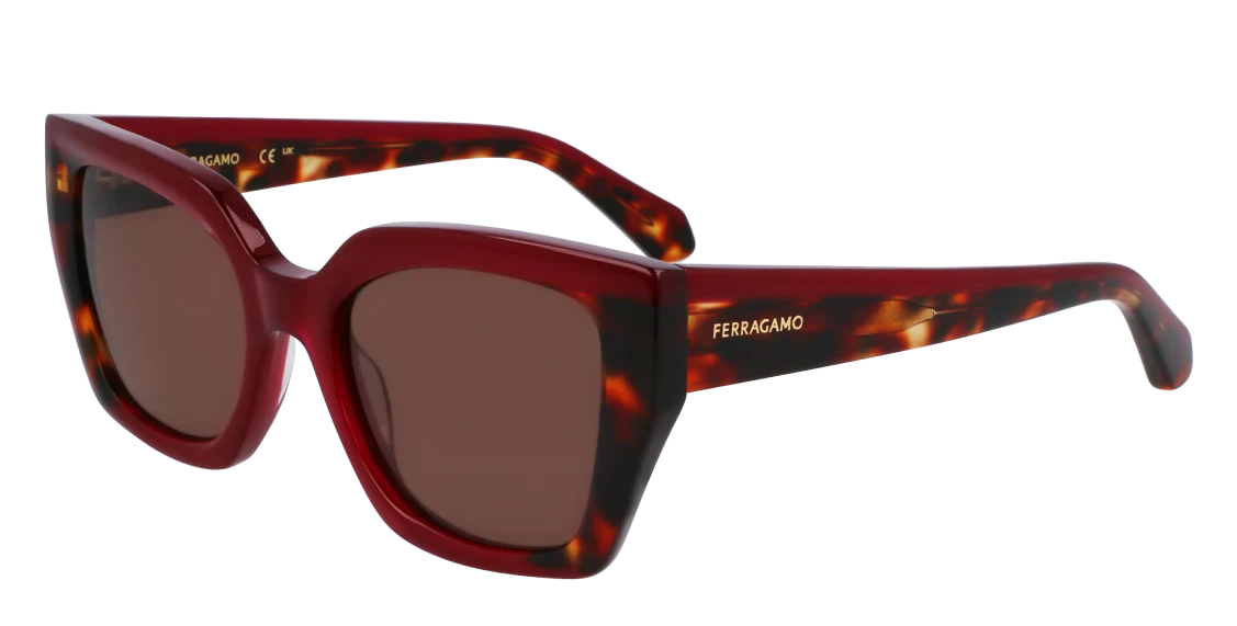 Color_654 - Opaline Burgundy / Red Tortoise
