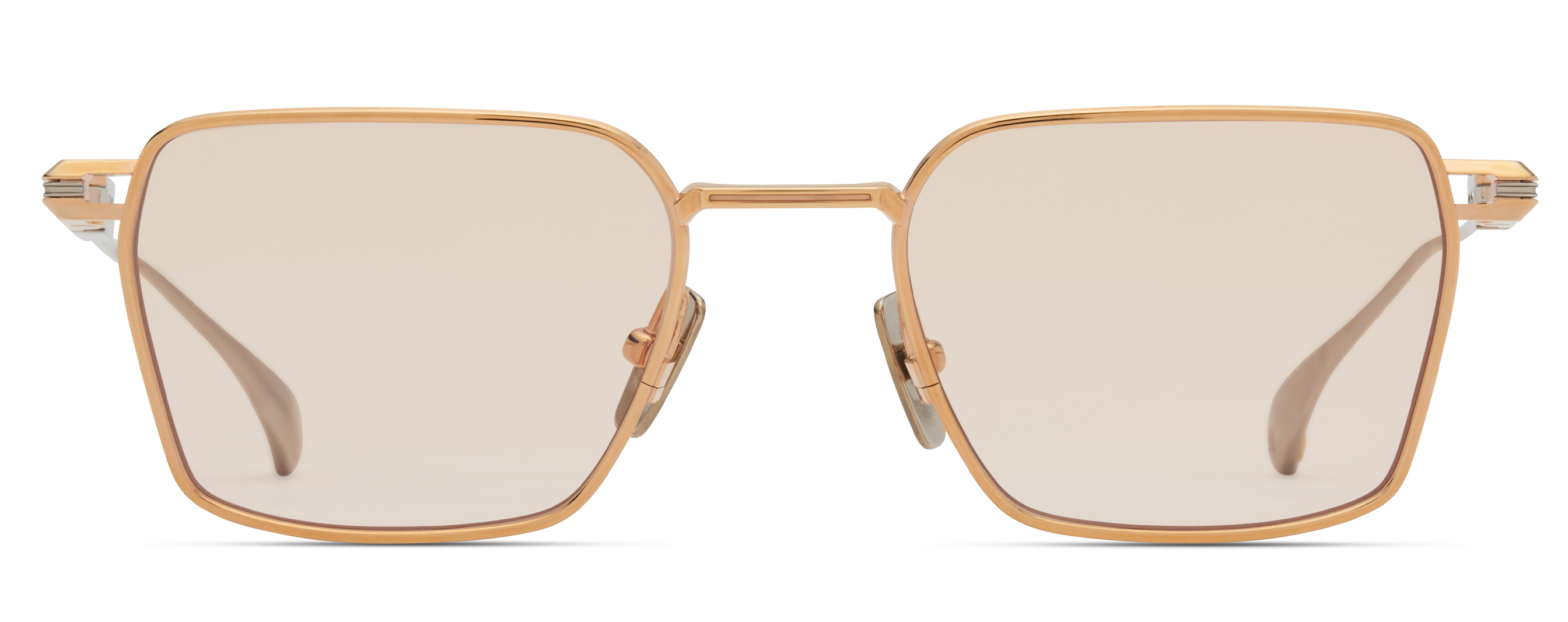 Color_DTX206-A-03 - Rose Gold - Shiny Silver / MArron Wash