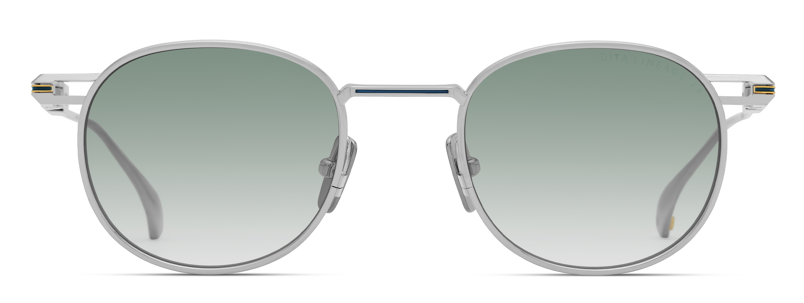 Color_DTX205-A-02 - Shiny Silver - Yellow Gold / Green Wash To Clear Gradient
