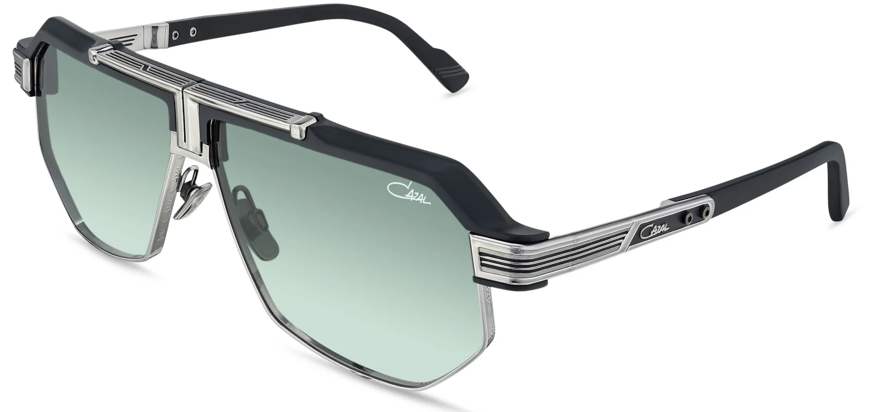 Color_002 BLACK GUNMETAL MAT / GREEN GRADIENT ANTI-REFLECTIVE