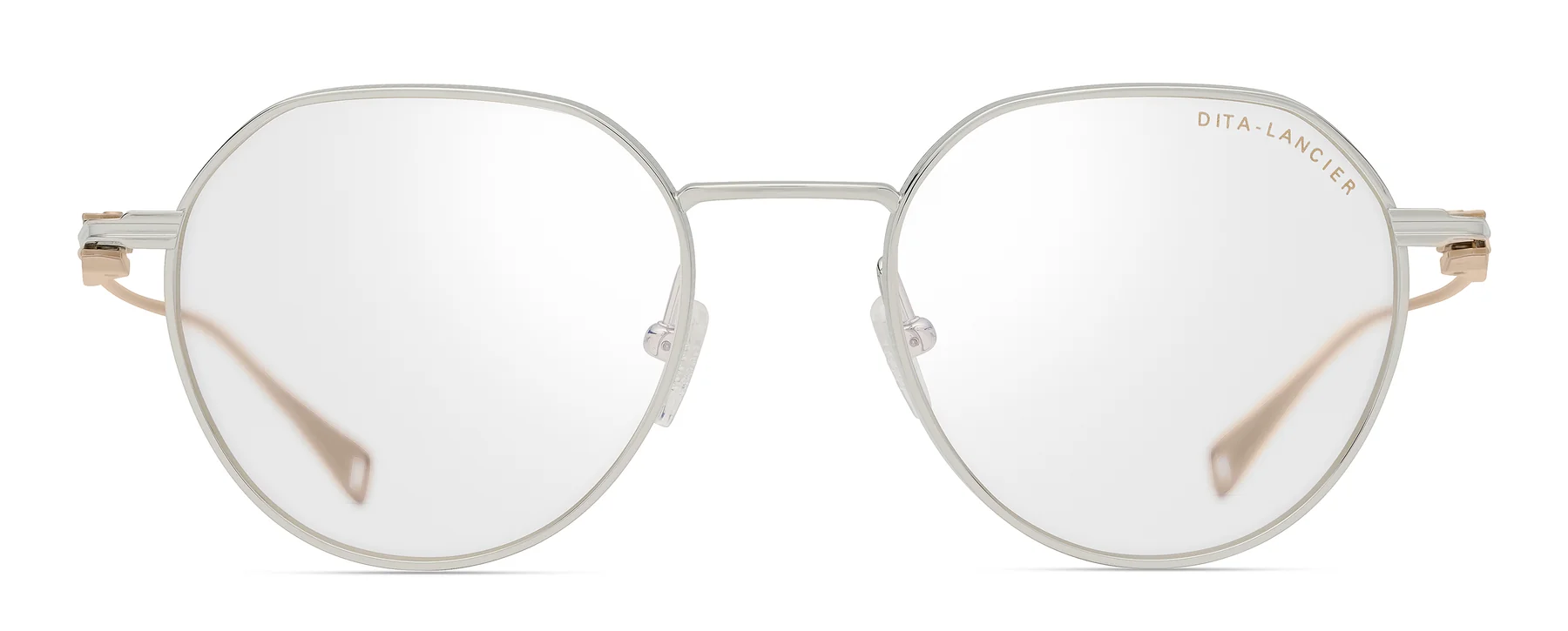 Color_DLX141-A-03 - Shiny Silver - Gold Sand - Clear Blue Light Filter - Clear