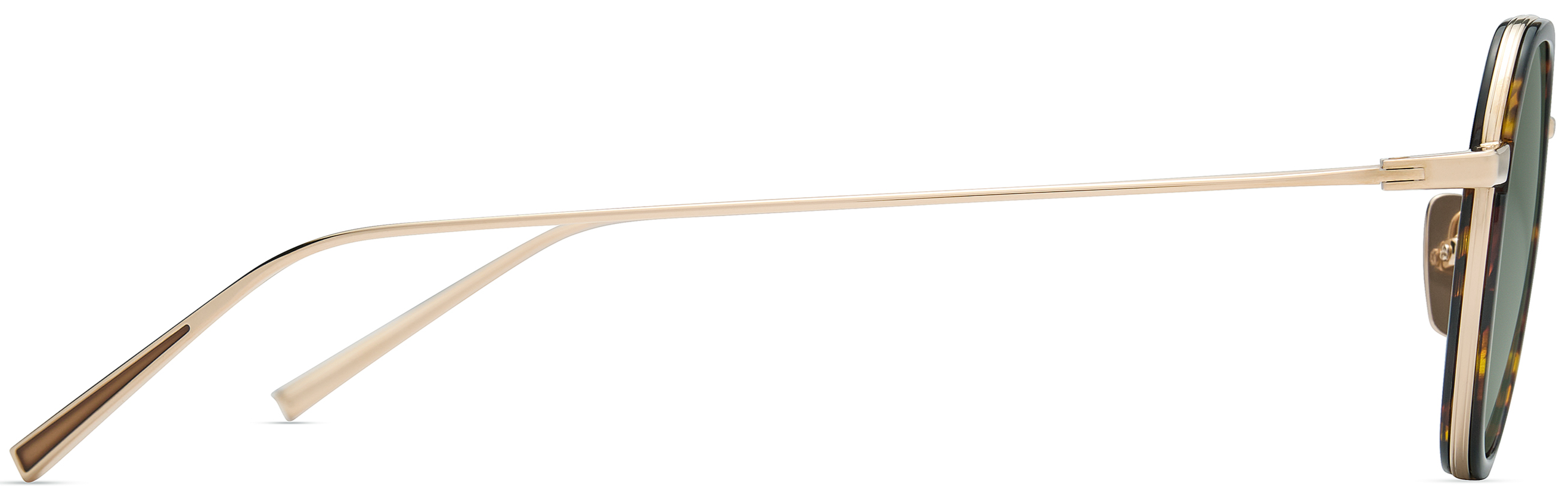 Color_DTS475-A-01 WHITE GOLD-DARK TORTOISE / GREEN