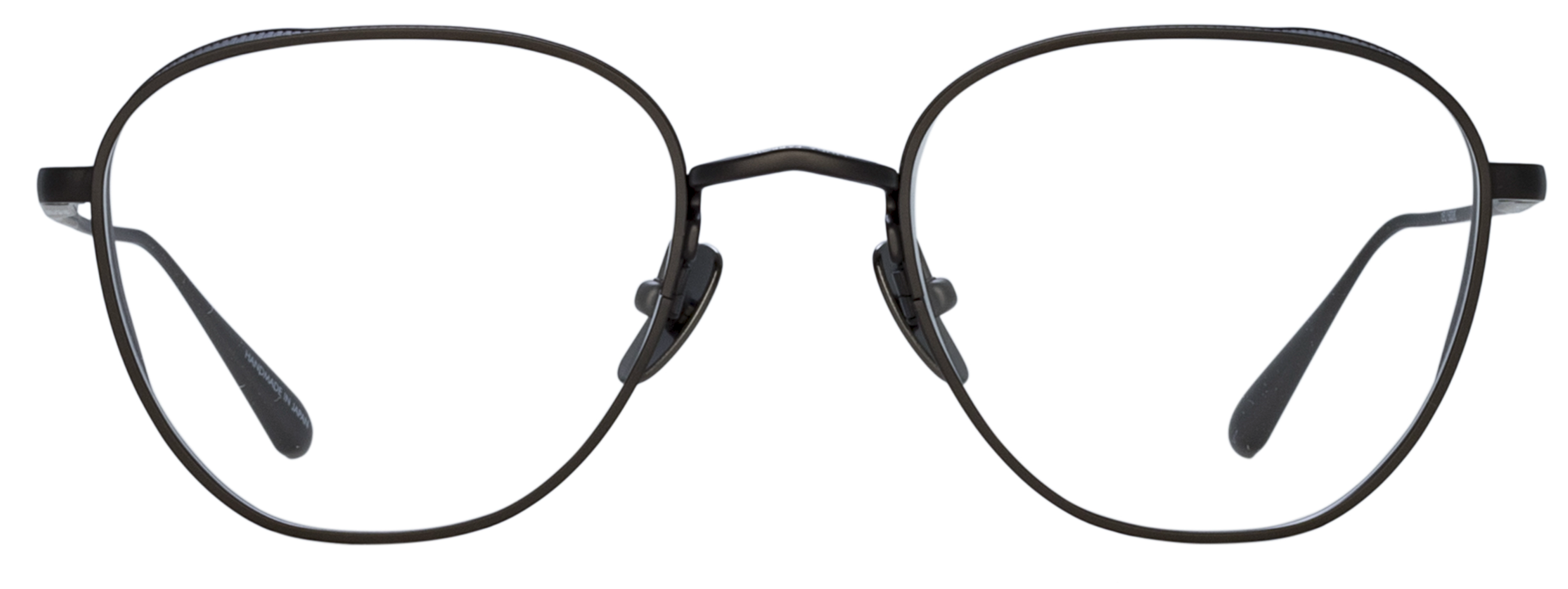 Color_LFL1503C8OPT - Hardy Oval Eyeglasses in Matt Nickel and Clear