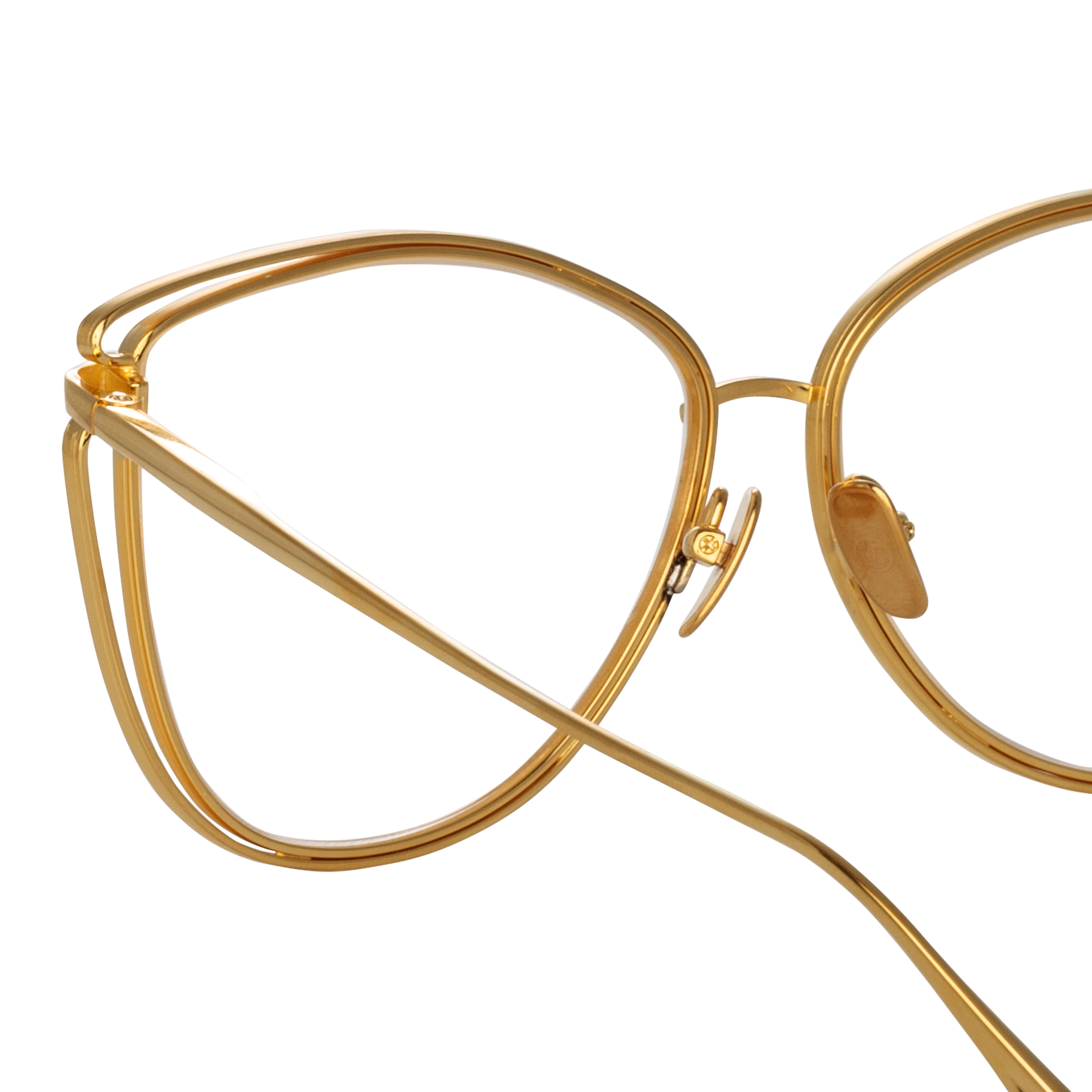 Color_LFL1422C5OPT - Dinah Cat-Eye Optical Frame Yellow Gold