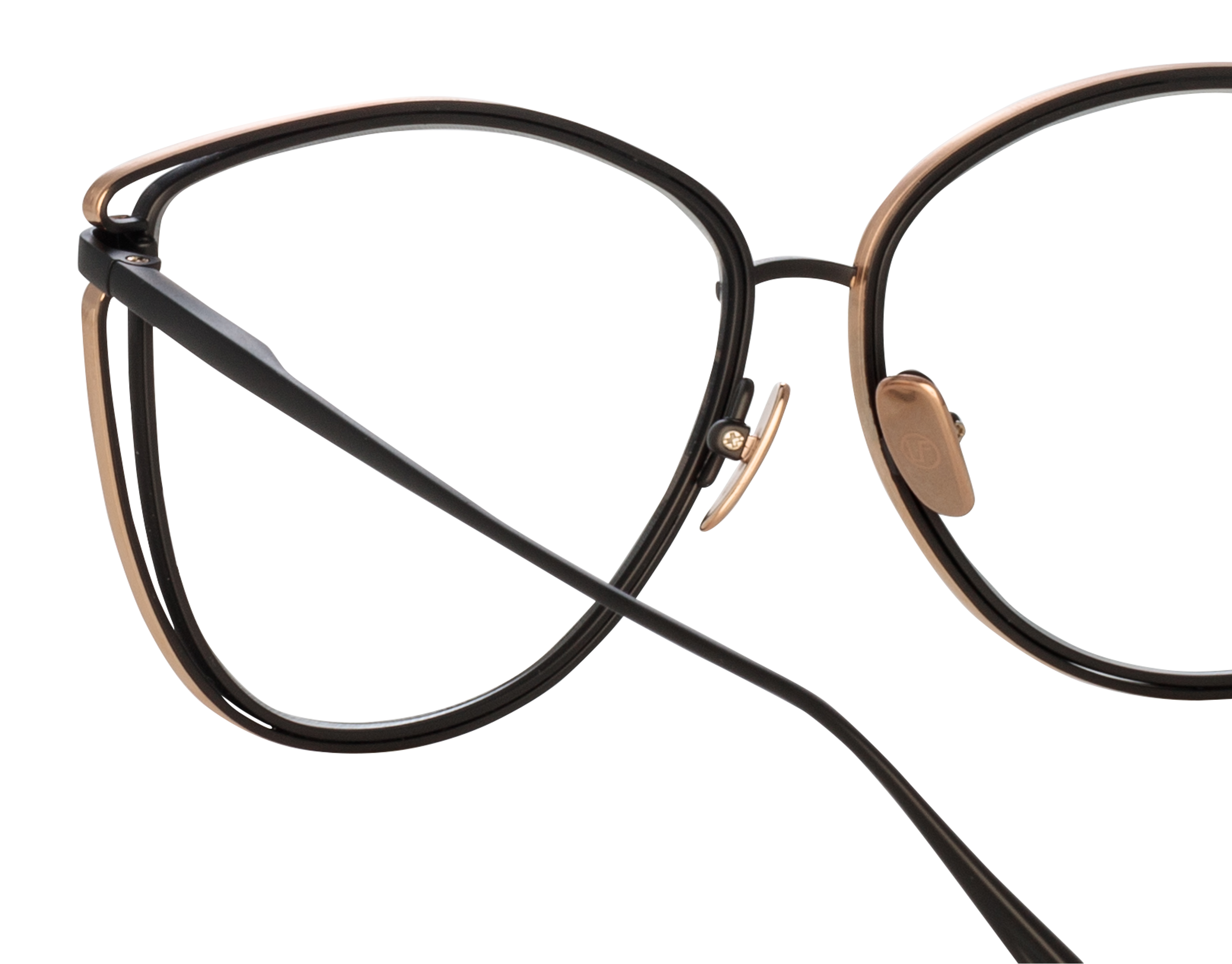 Color_LFL1422C4OPT - Dinah Cat-Eye Optical Frame Matt Nickel and Rose Gold