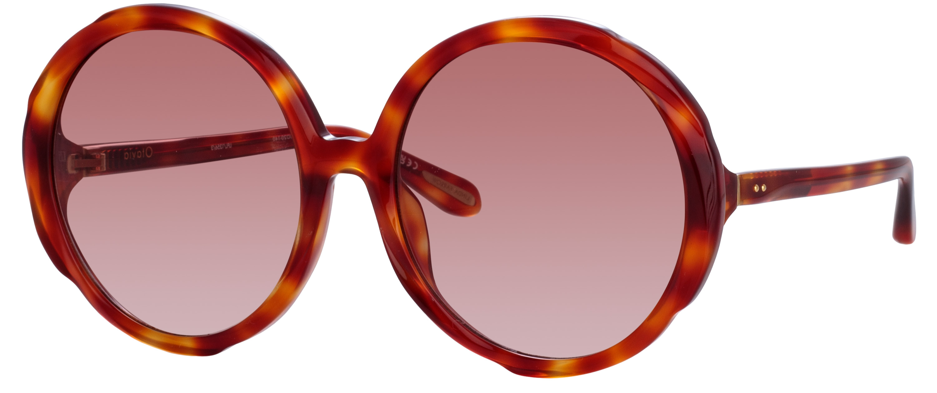 Color_LFL1356C3SUN - Otavia Oversized Sunglasses in Amber Tortoiseshell