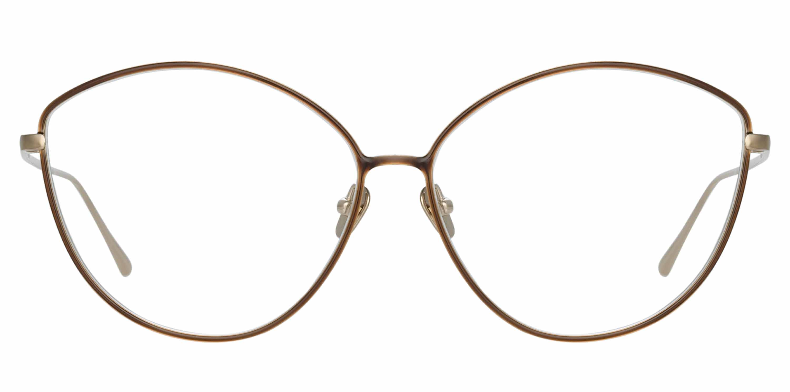 Color_LFL1149C6OPT - Francis Cat Eye Optical Frame in Yellow Gold