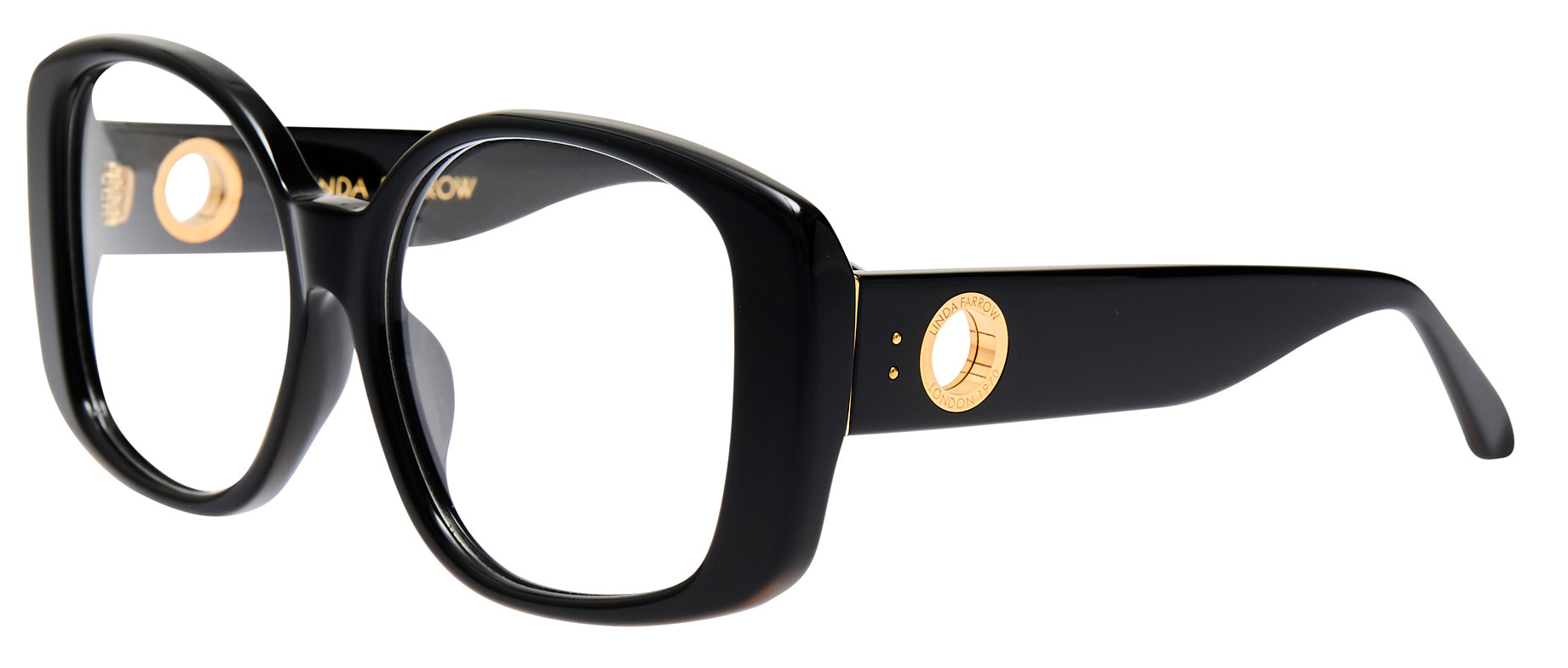Color_LFL1478C5OPT - Venus Oversized Optical Frame in Black Yellow Gold