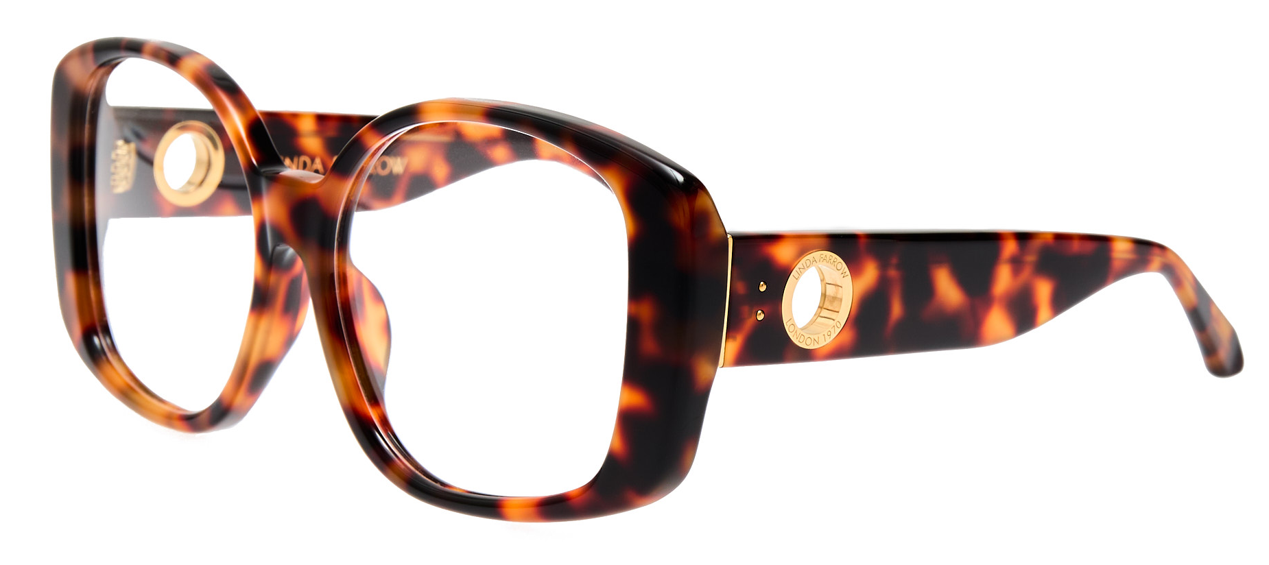 Color_LFL1478C6OPT - Venus Oversized Optical Frame in Dark T-Shel Yellow Gold