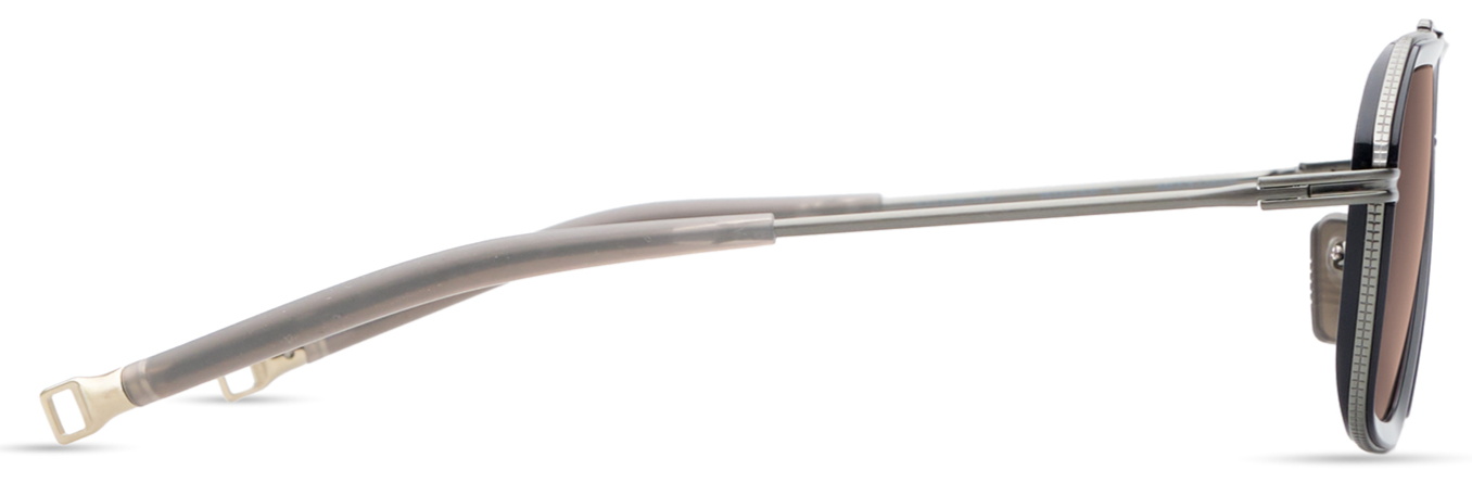 Color_DLS433-A-01 - Brushed Antique Silver - Navy - Land Brown - Solid - Polarized