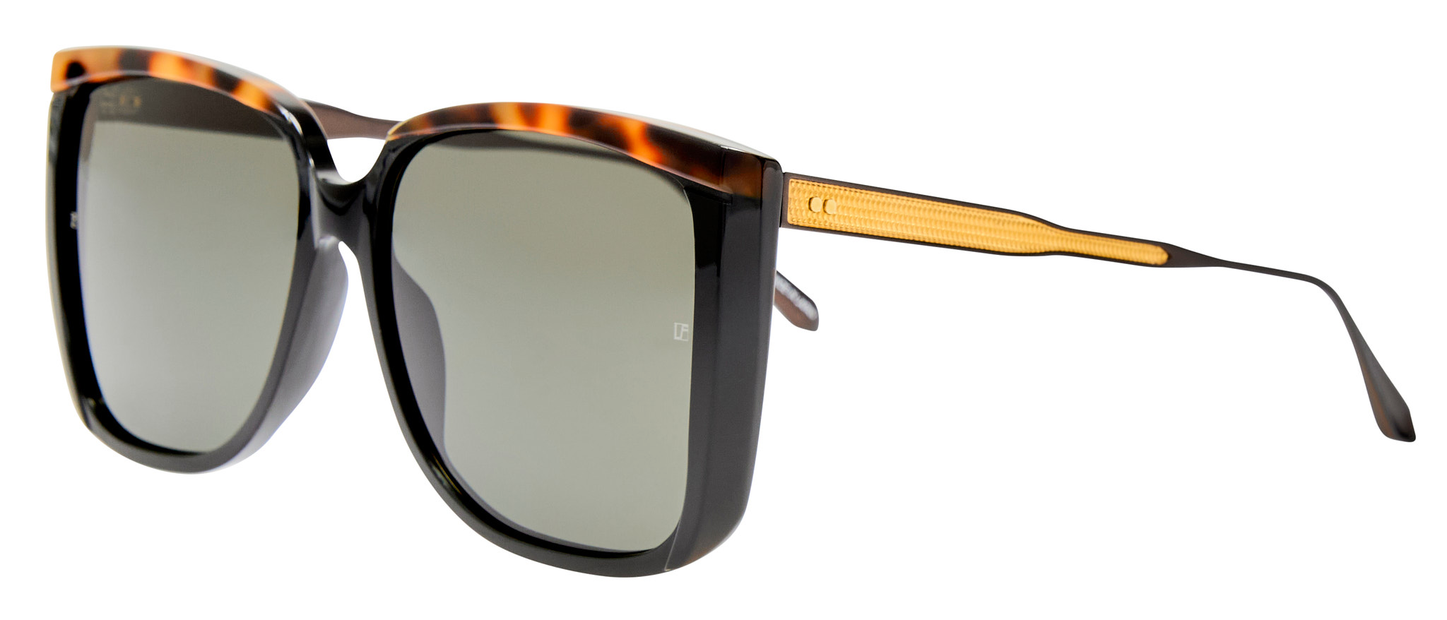 Color_LFL1725C1SUN - Helena Oversized Sunglasses Black and Grey