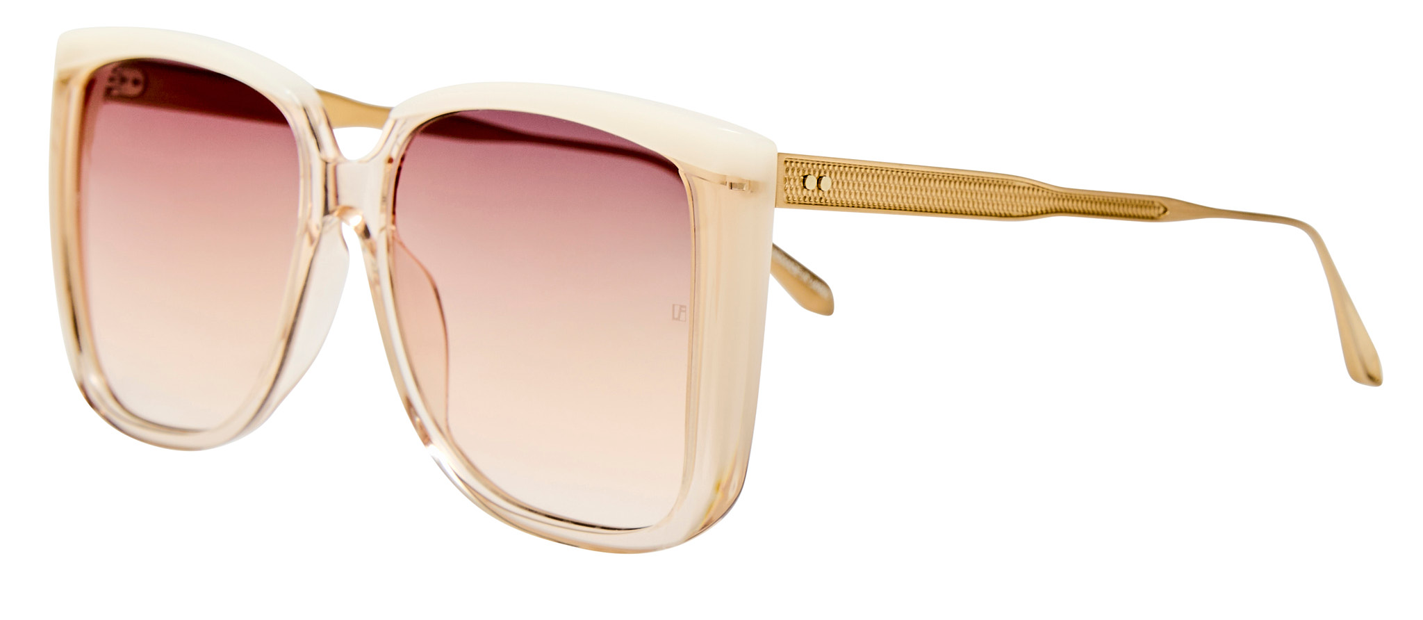 Color_LFL1725C3SUN - Helena Oversized Sunglasses Nude and Cocoa
