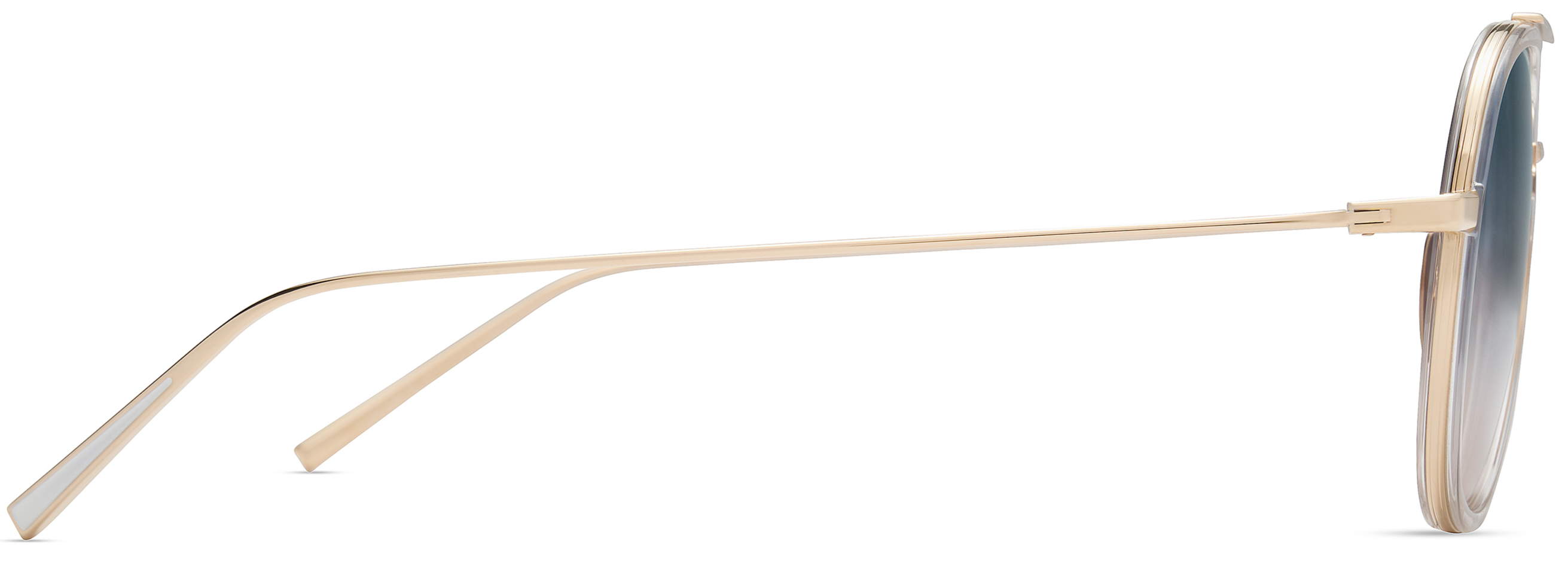 Color_DTS473-A-01 - White Gold - Crystal Clear / Moon Shores Gradient