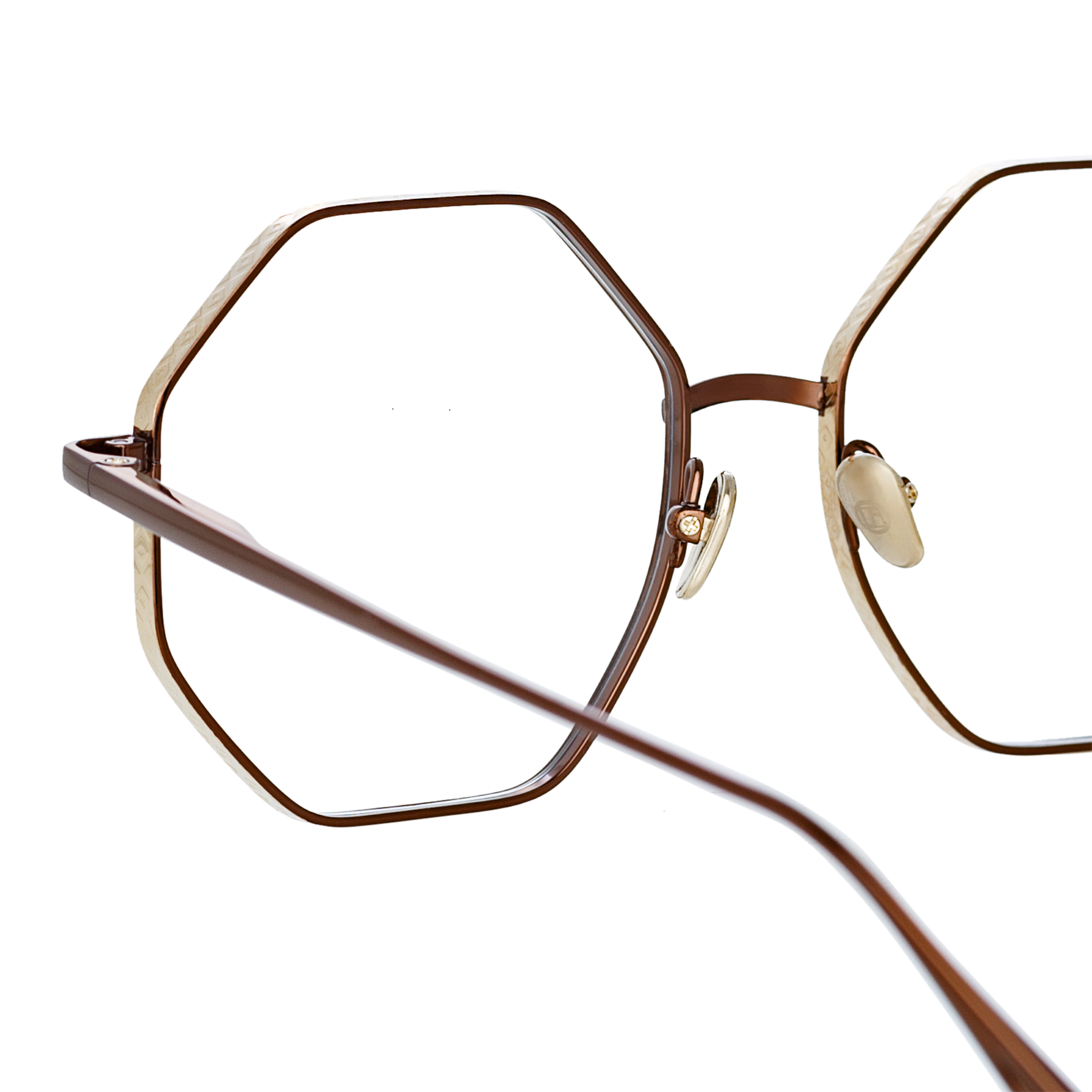 Color_LFL1253C9OPT - Lianas Hexagon Optical Frame in Brown