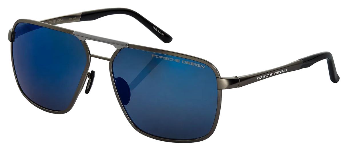 Color_C775 - Titanium Grey Black / Blue Mirror Blue
