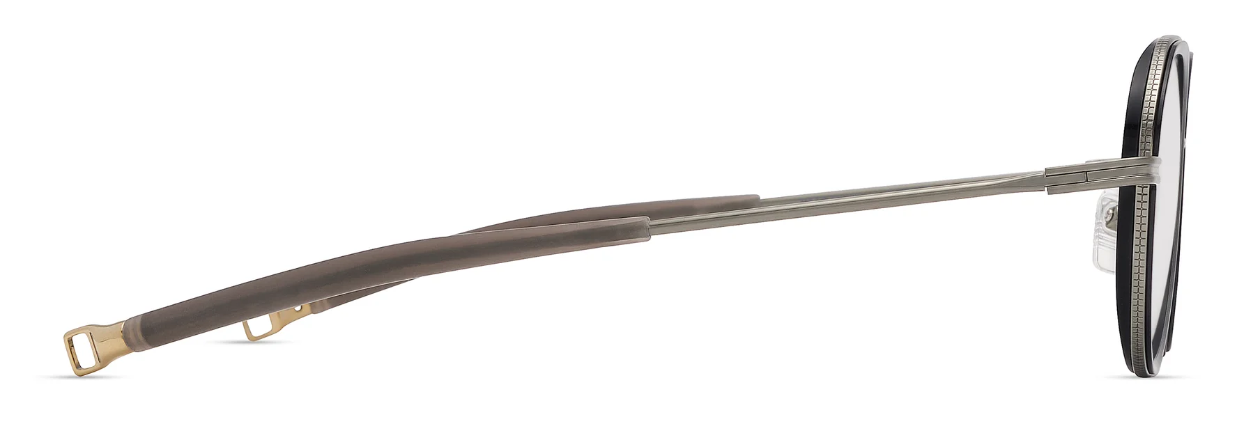 Color_DLX444-A-01 - Brushed Antique Silver - Navy - Clear Blue Light Filter - Clear