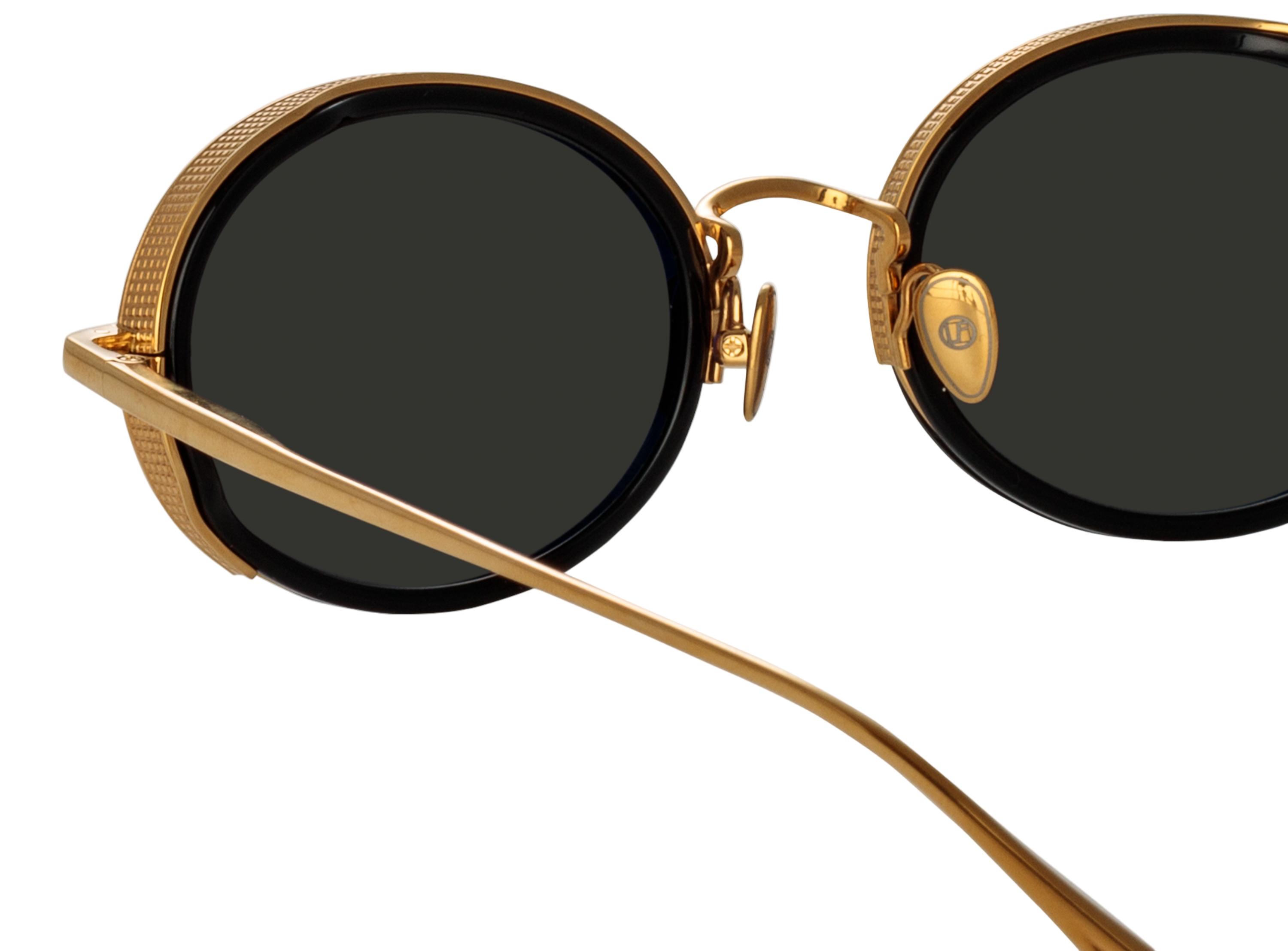 Color_LFL1413C1SUN - Finn Oval Sunglasses in Yellow Gold