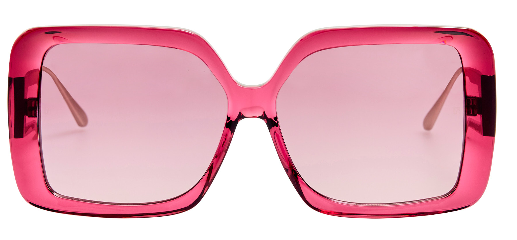 Color_LFL1642C4SUN - Macy Oversized Frame Sunglasses in Red and Mauve Grad / LIMITED EDITION OF 130