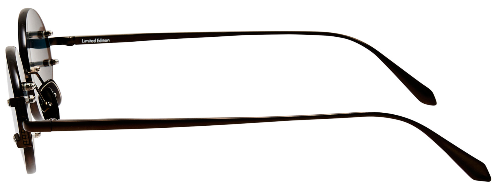 Color_LFL1544C5SUN - Stella Oval Sunglasses in Matt Nickel