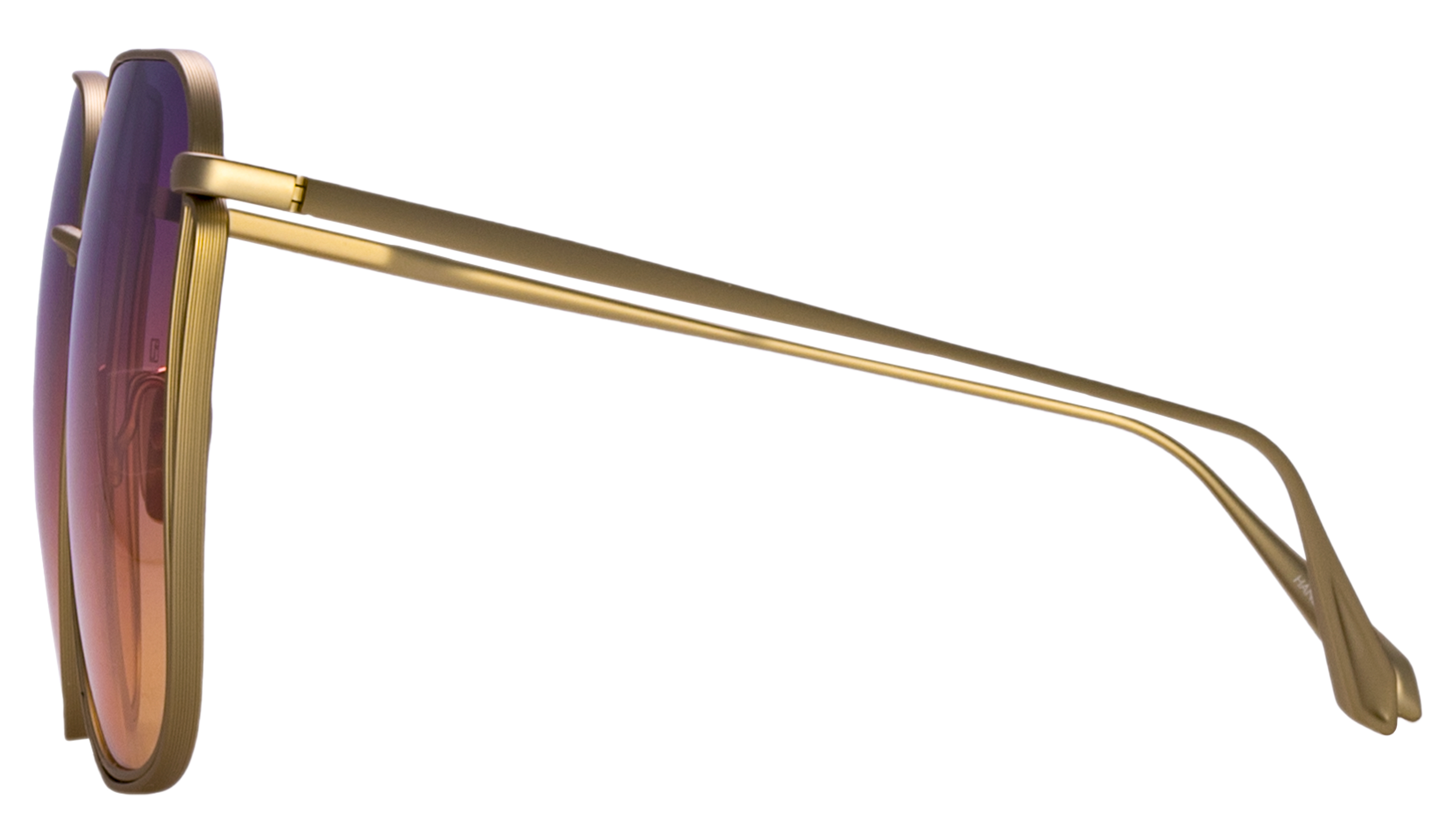 Color_LFL1347C5SUN - Camry Oversized Sunglasses in Matt Champagne and Sunset Grad