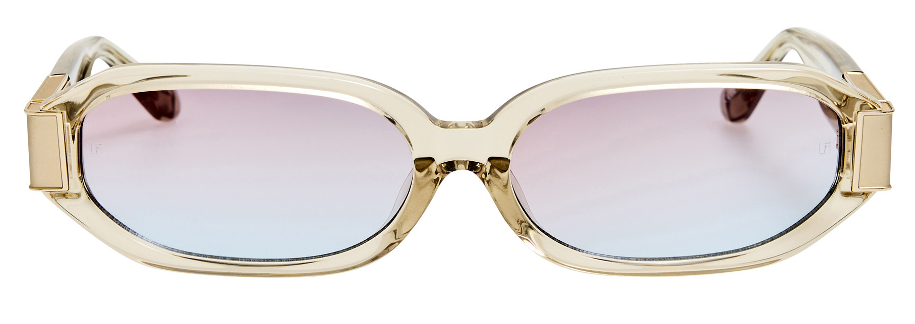 Color_LFL1545C3SUN - Laura Angular Frame Sunglasses Truffle and Dusk Grad LIMITED EDITION OF 120
