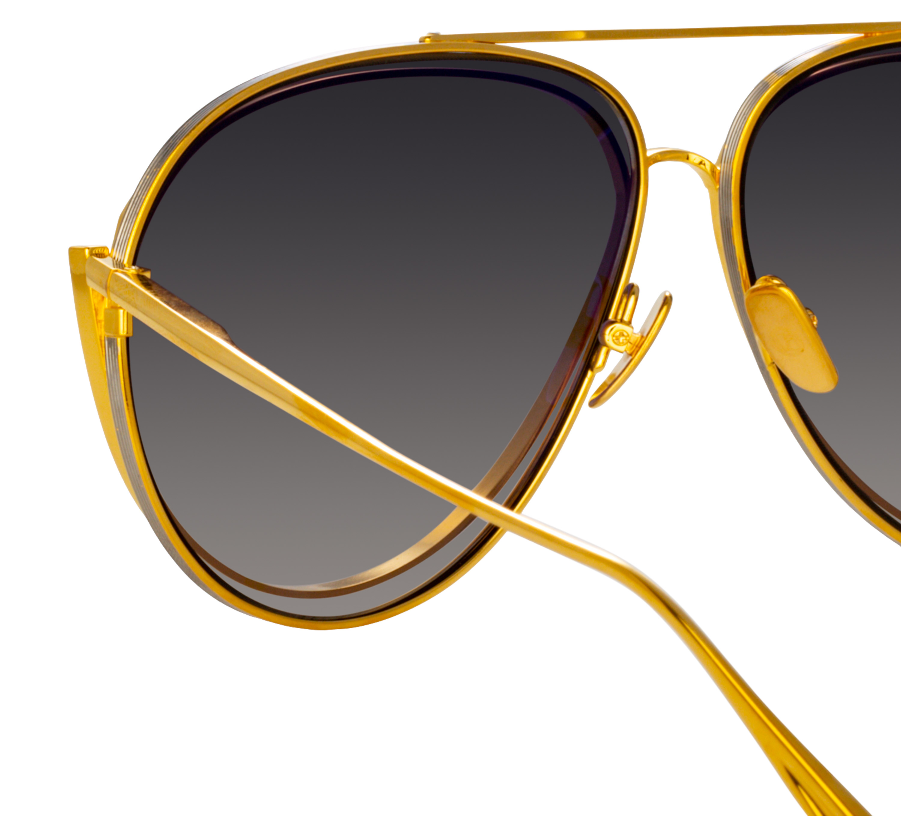Color_LFL1410C2SUN - Francisco Aviator Sunglasses in Yellow Gold