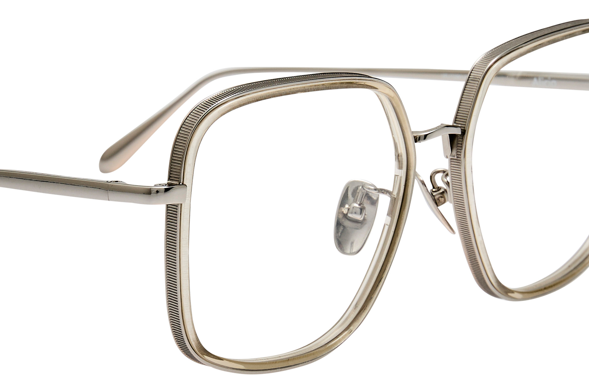 Color_LFL1581C3OPT - Alicia Square Optical Frame in Truffle White Gold